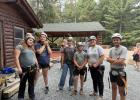 Clearwater County 4-H Ambassadors at a teambuilding activity at the Ropes Course
R-L: Olivia, Ellie, Macie, Marshall, Kaylynn and Izack 