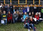 Standing: Adam Cater, Seth Johnson, Connor Lambert, Ethan Vettleson, Dawson Rystad, Megan Berberich, Ashley Longtin, Kelsey Sirjord, Nikki Schmitz, Brandon Lee, Seth Paradis, Nick Pahlen, Alec Castaneda, Dylan Gustafson, and Asia Davis. Kneeling: Austin Waliser, Alan Nemec, Devin Lambert, Julia Bernstein, Marie Johnson, Sydnie Gunderson, Angel Auman, Natalie Aakhus, Lyndsey Morris, Ana Almeida, Hannah Kolstoe, and Taylor Bushelle. Sitting: Morgan Bushelle and Katheryne DeHate. 