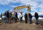 Essentia Health leadership and staff pictured with Kraus-Anderson project partners at Essentia Health-Fosston groundbreaking event.