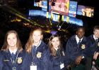 Clearbrook-Gonvick FFA Members at the National FFA Career and College Expo from left to right: Kayla Ehlers, Naomi Shamp, Savanna Rankin, Obadiah Hammer and Wyatt Anderson.
