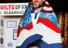 Adam Gunderson received Quilt of Honor at Clearwater County Fair