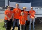  Back Row: Kaylynn Waldvogel, Beau Berg, Elliot Anderson, Izack Girtz and front row Andrew Waldvogel