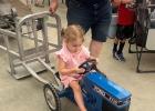 Lola at the tractor pull.