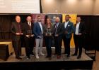 Group Photo  - Left to right - Mike Roysland, Kelly Boldan, Parker Hanson, Katie (Weyenberg) Brucks, Neil Austin, Marlon Bankston, Branden Schwartz