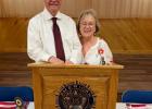 American Legion District 9 Commander Dennis Henkemeyer and American Legion Auxiliary District 9 President Denise Milton