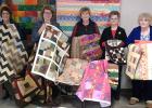 Pictured from left: Betty Tangen, Kathryn Carver,  Ilene Reierson, Lois Boehrson and Arlene Eggers.